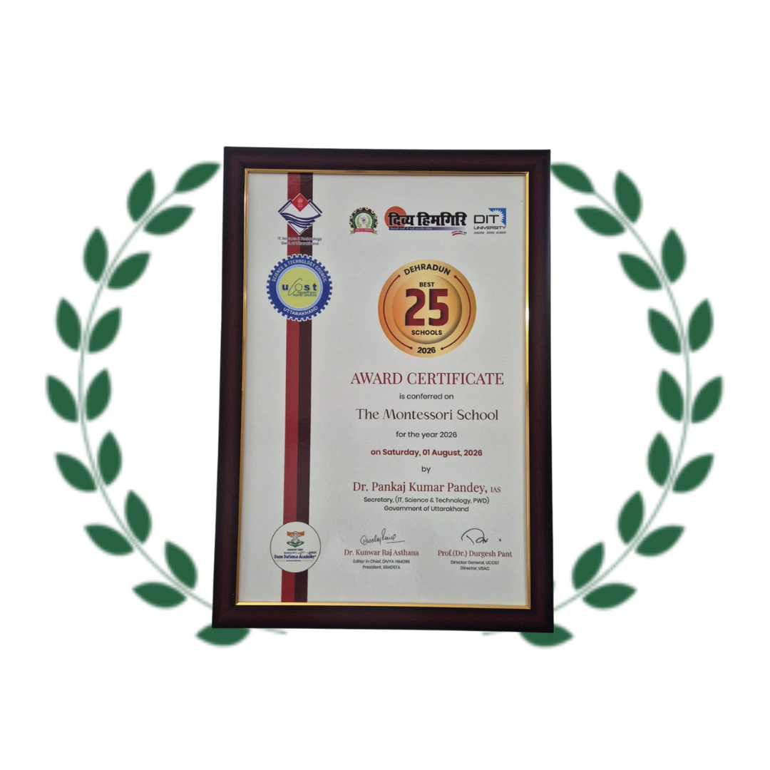 The Montessori School Recognised Among Dehradun’s Top 25 Schools – 2026